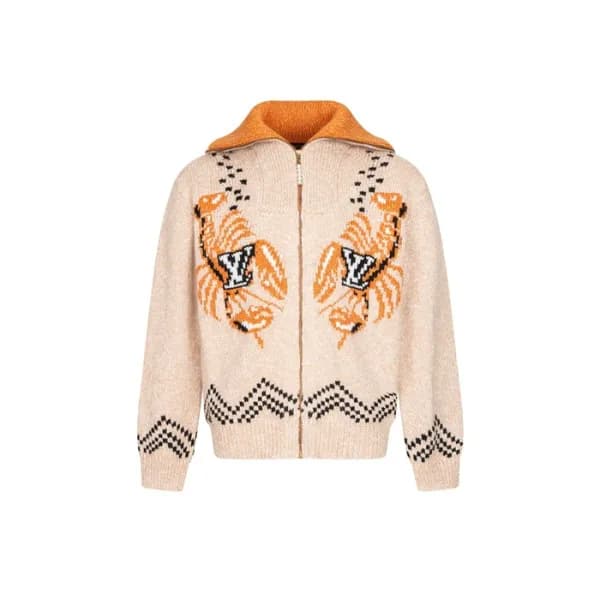 루이비통 남성 집업 스웨터 - Louis vuitton Mens Zip-up Sweater… - 1