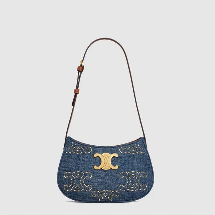 셀린느 여성 미디엄 틸리백 트리옹프 스터드 - Celine Womens Medium Til… - 1