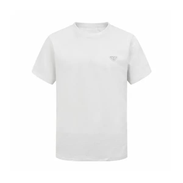 프라다 남성 라운드 반팔티 - Prada Mens Round Tshirt - prc1340… - 1