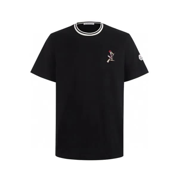 몽클레어 남성 반팔 티셔츠 - Moncler Mens Round Tshirt - moc13… - 1