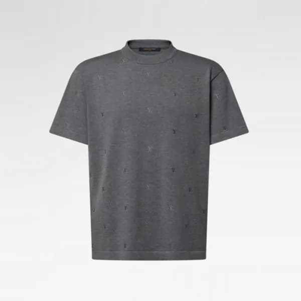 루이비통 남성 라운드 반팔 티셔츠 - Louis vuitton Mens Round Tshi… - 1
