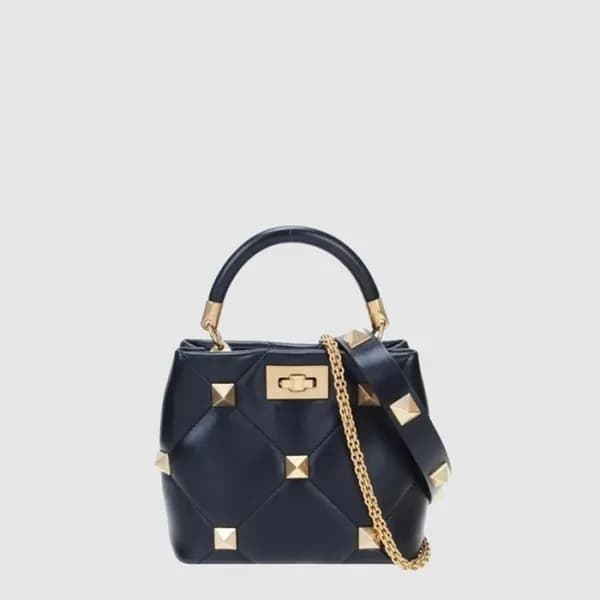 발렌티노 여성 로만 스터드 스몰 토트백 - Valentino Womens Roman Stu… - 1