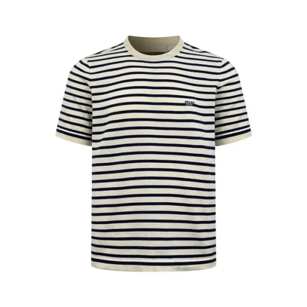 프라다 남성 라운드 반팔티 - Prada Mens Round Tshirt - prc1441… - 1