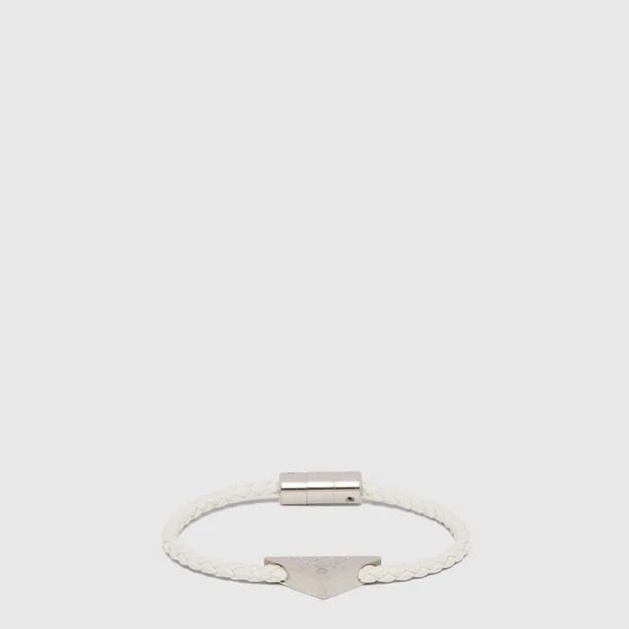 프라다 여성 브레이디드 나파 가죽 브레이슬릿 - Prada Womens Braided Napa Leather Bracelet - acc10288x - 1