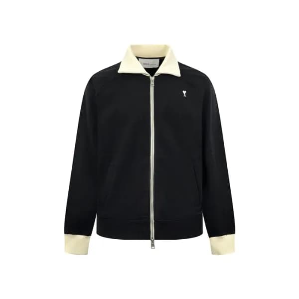 아미 남성 집업 재킷 - Ami Mens Zip Up Jacket - amc17860x - 1