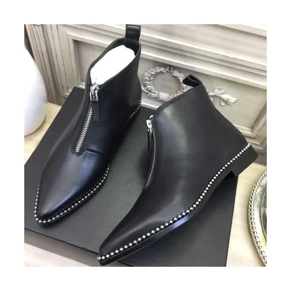 ALEXANDRE BIRMAN 2018 LADIES LEATHER ANKLE BOOTS -…