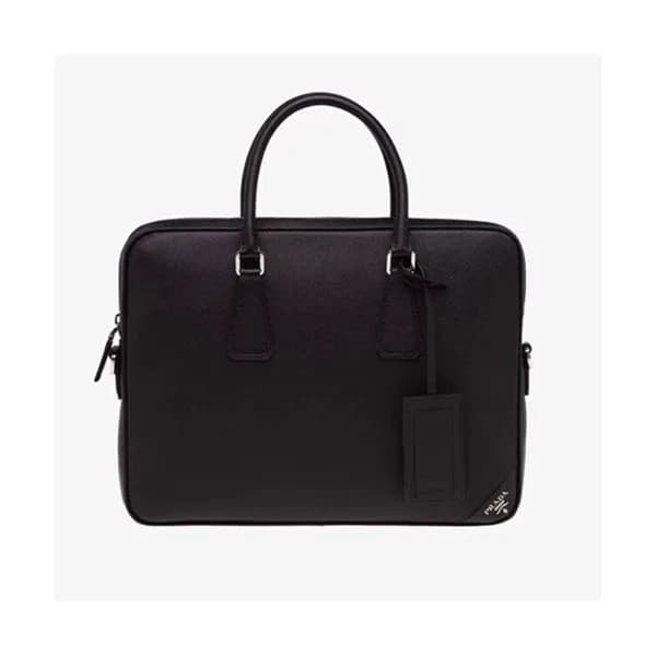 Prada Saffiano Mens Business Bag,36CM - 프라다 사피아노 … - 1