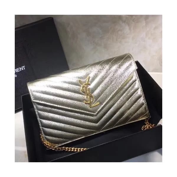 Saint Laurent Women Monogram Chain Shoulder Bag,22… - 1