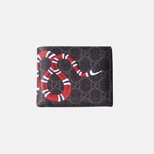 Gucci 2018 Snake Print GG Supreme Wallet 451268 - … - 1