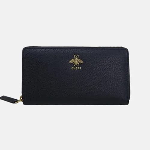 Gucci 2019 Animalier Leather Zippy Wallet 523667 … - 1