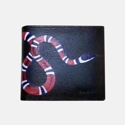 Gucci 2019 Mens Snake Print Supreme Wallet 451268 … - 1