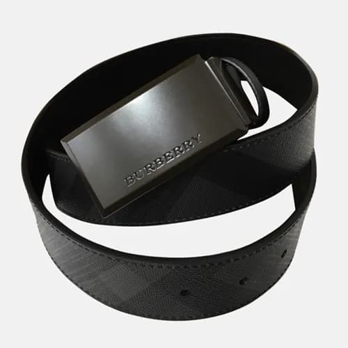 Burberry 2018 Signature Mens Leather Check Belt - … - 1