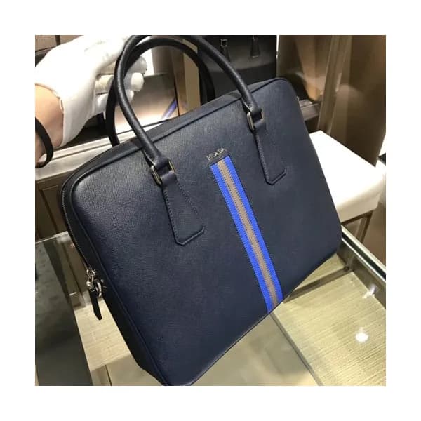 Prada Saffiano Mens Business Bag ,36CM - 프라다 사피아노 … - 1