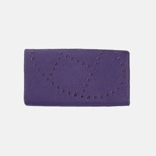 Hermes 2019 Womens H Logo Punching Long Purse - 에르… - 1