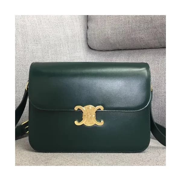 Celine 2019 Leather Women Large Shoulder Bag,24CM … - 1