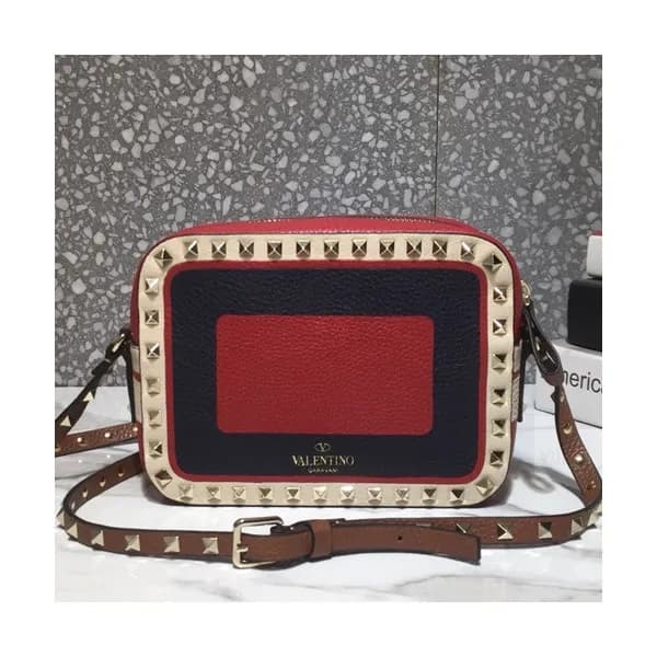 Valentino 2019 Leather Camera Small Shoudler Bag,2… - 1