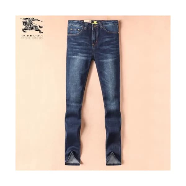 Burberry 2019 Mens Logo Slim Fit Denim Pants - 버버리… - 1