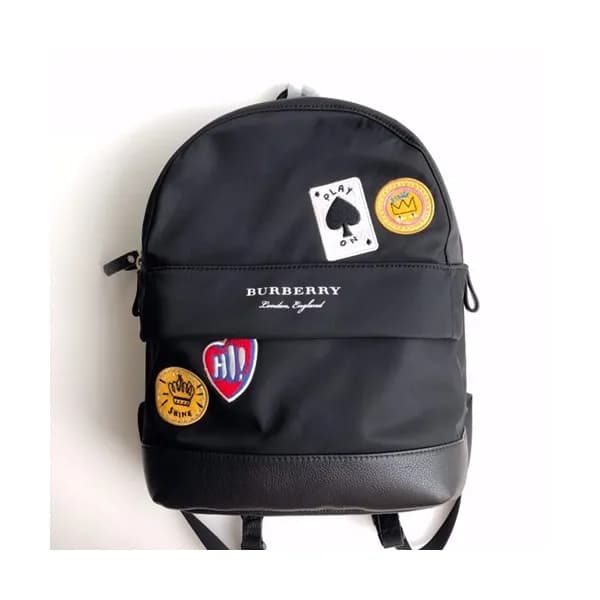 Burberry 2019 Canvas & Leather Back Pack , 35cm - … - 1