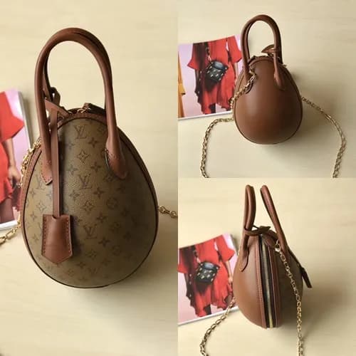 Louis Viutton 2019 Monogram Egg Chain Tote Shouder… - 1