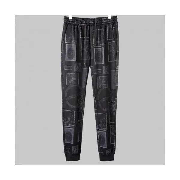 Versace 2019 Mens Logo Casual Cotton Training Pant… - 1