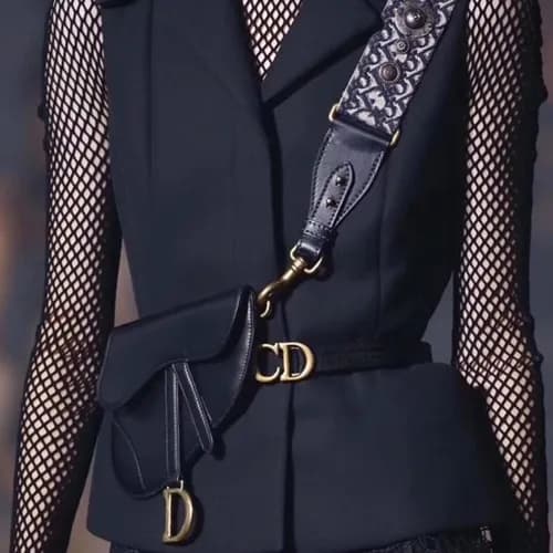 Dior 2019 Leather Saddle Belt Bag ,20CM - 디올 2019 … - 1
