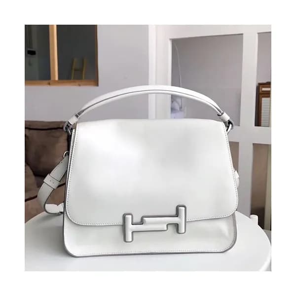 Tod's 2019 Double T Leather Tote Shoulder Bag,… - 1