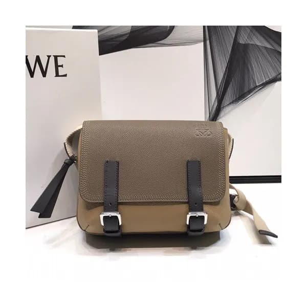 Loewe 2019 Military Messenger Shoulder Bag, 24.5CM… - 1