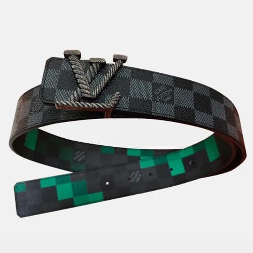 Louis vuitton 2019 Mens Reversible Canvas & Leathe… - 1