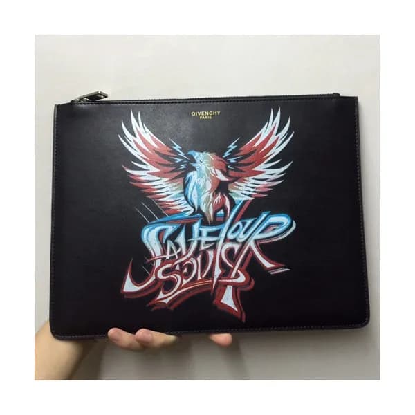 Givenchy 2019 Leather Clutch Bag,30cm - 지방시 2019 레… - 1