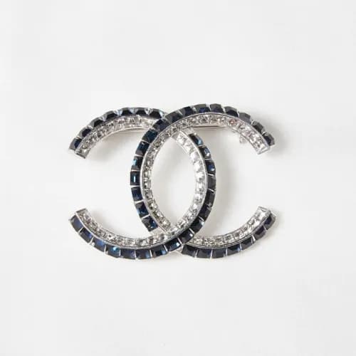 Chanel Brooch -샤넬 브로치cha0148.컬러(화이트 골드) - 1