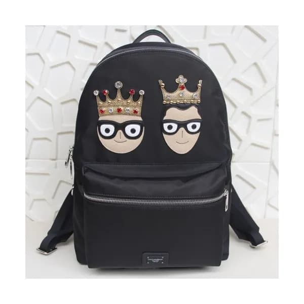 Dolce&Gabbana 2019 Nylon & Leather Back Pack ,42CM… - 1