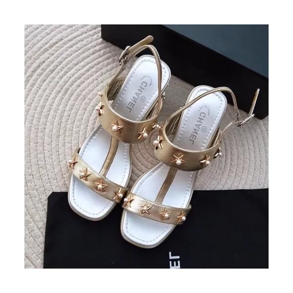 Chanel 2019 Ladies Leather Sandal - 샤넬 2019 여성용 레더… - 1