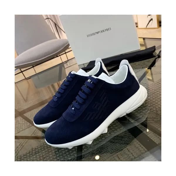 Armani 2019 Mens Suede Sneakers - 알마니 2019 남성용 스웨… - 1