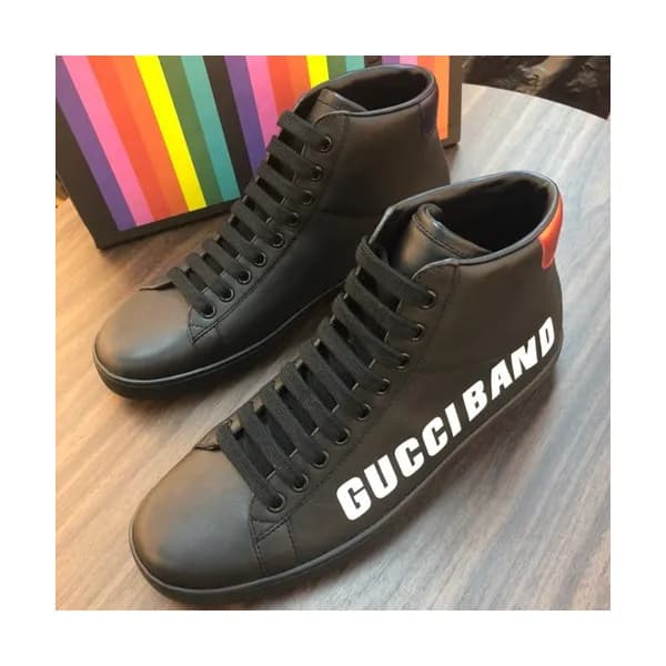 Gucci 2019 Mens Leather Sneakers - 구찌 2019 남성용 레더 … - 1