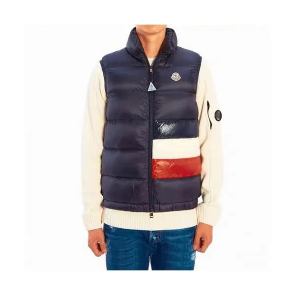 Moncler 2019 Mens Patch Logo Modern Down Padding V… - 1