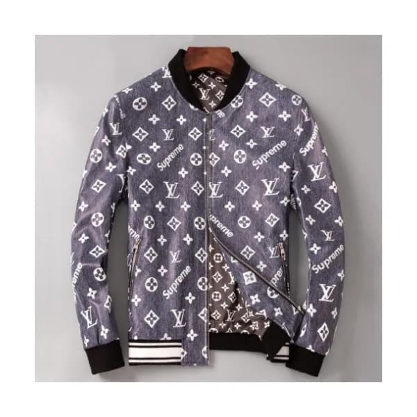 Louis vuitton 2019 Mens Initial Logo Leather Jacke… - 1