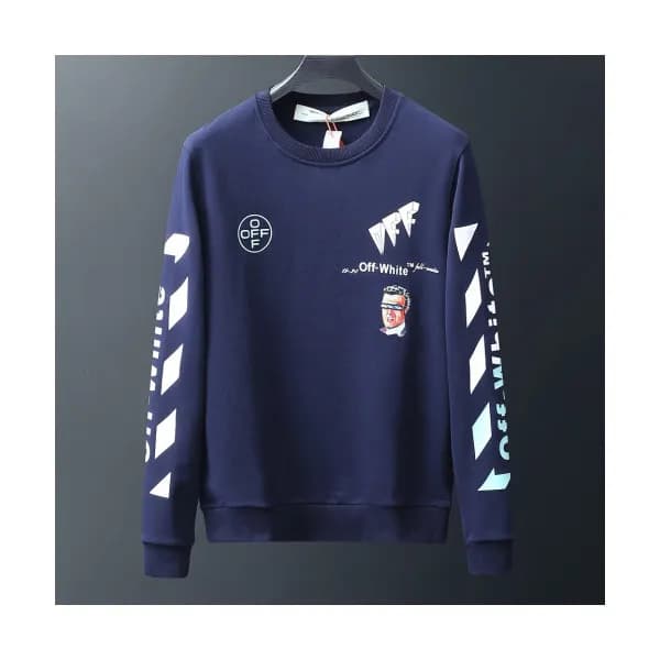Off-white 2019 Mens Logo Cotton Man-to-man - 오프화이트… - 1