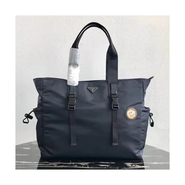 Prada 2019 Nylon Tote Shoulder Shopper Bag,40CM - … - 1