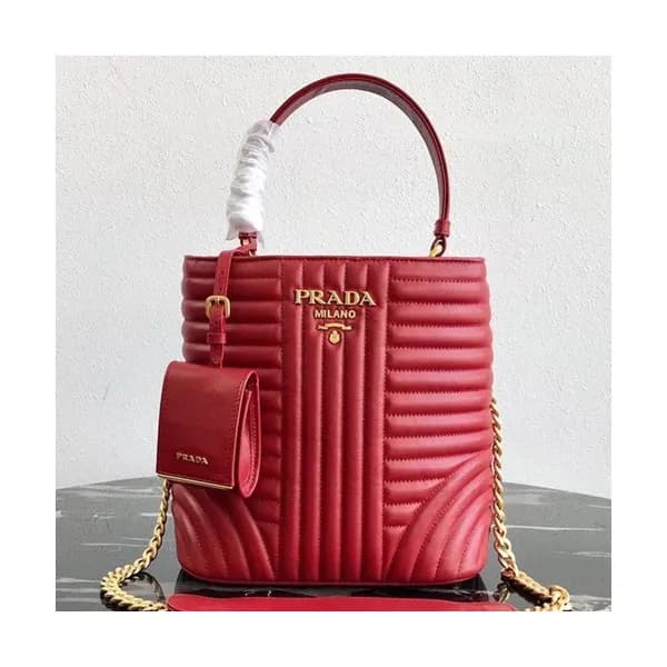 Prada 2019 Double Saffiano Tote Shoulder Bag,23cm… - 1