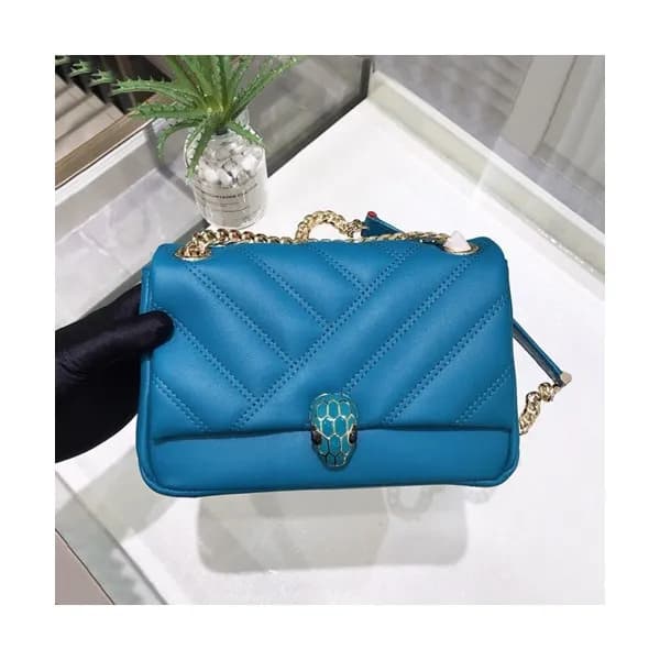 Bvlgari 2019 Serpenti Cabochon Chain Shoulder Bag,… - 1