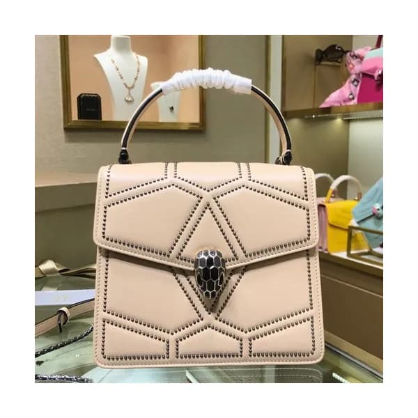 Bvlgari 2019 Serpenti Chain Tote Shoulder Bag,20CM… - 1