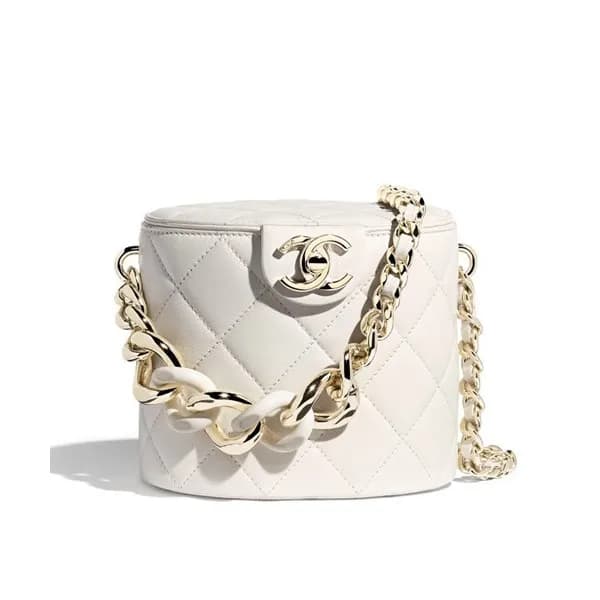 Chanel 2019 Leather Chain Shoulder Cross Bag,15CM … - 1