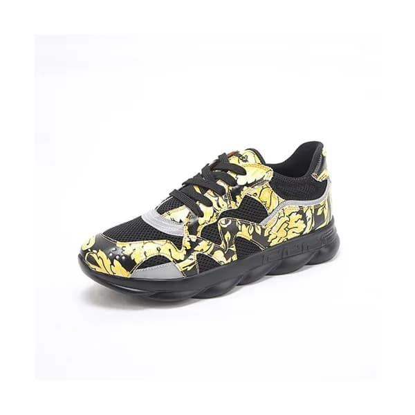 Versace 2020 Mens Leather Sneakers - 베르사체 2020 남성용… - 1