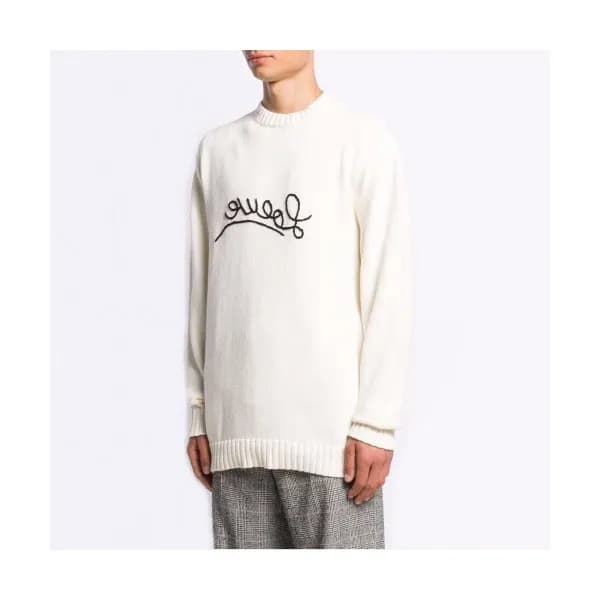 Loewe 2020 Mm/Wm Logo Crew-neck Wool Sweaters - 로에… - 1
