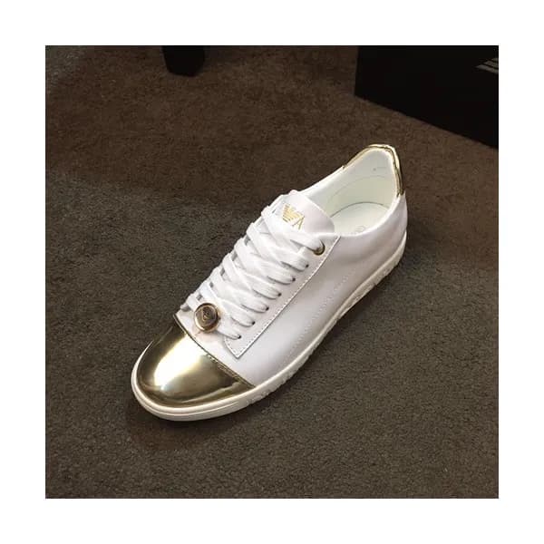 Armani 2020 Mens Leather Sneakers - 알마니 2020 남성용 … - 1
