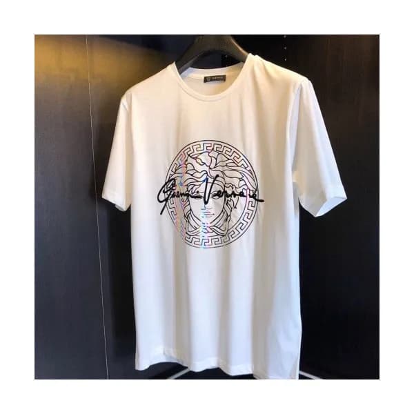 [베르사체]Versace 2020 Mens Logo Silket Short Sleeved … - 1