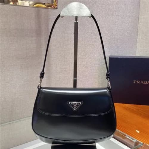 [프라다]Prada 2021 Women's Leather Hobo Shoulder … - 1