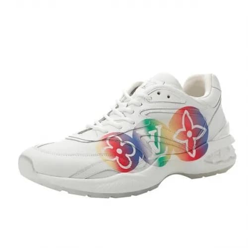 Louis Vuitton 2020 Men's Leather Running Shoes… - 1