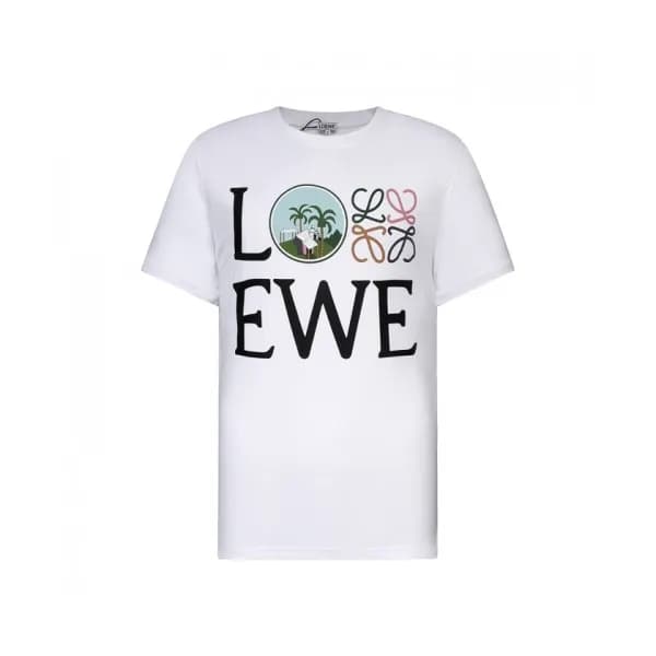 [로에베]Loewe 2021 Mm/Wm Smile Short Sleeved Tshirts … - 1