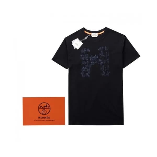 [에르메스]Hermes 2021 Mens Crew-neck Short Sleeved Tsh… - 1